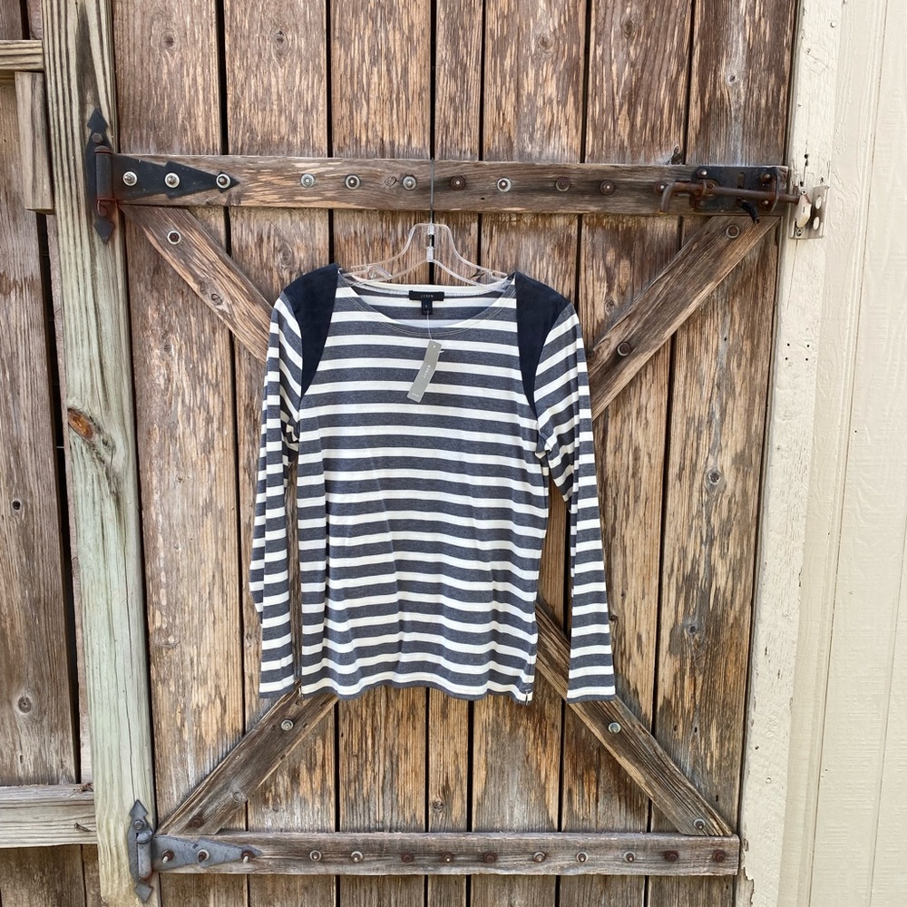 J. Crew Stripped Long Sleeve Shirt